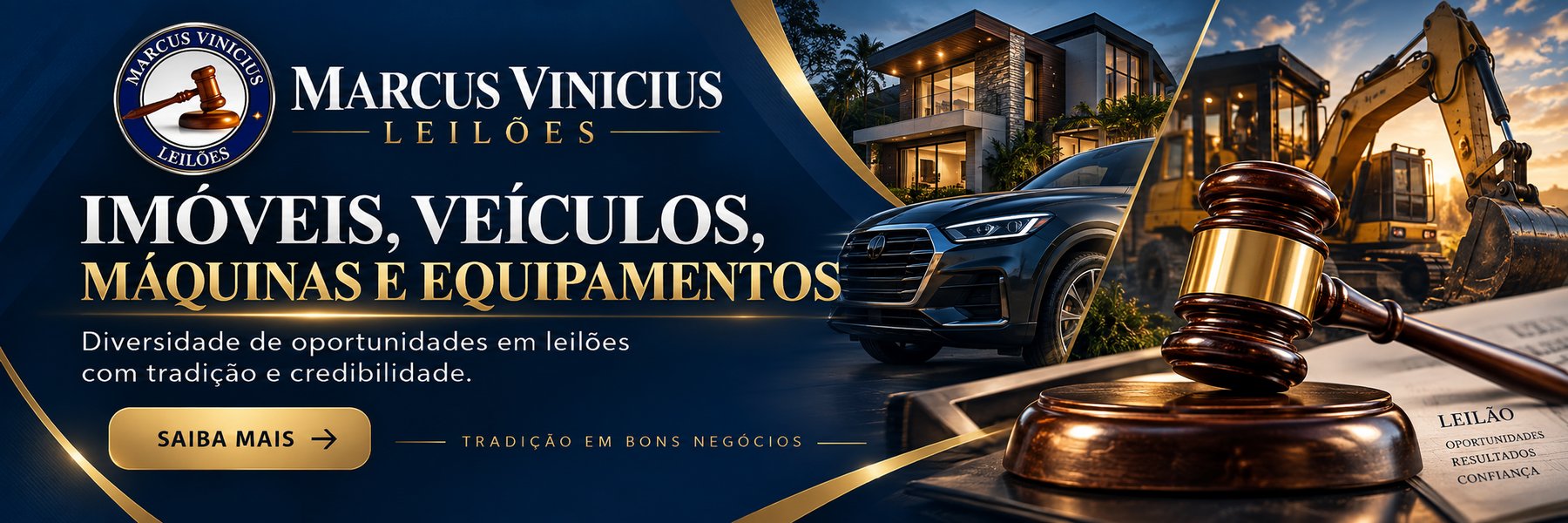 Imóveis, veículos, máquinas e equipamentos